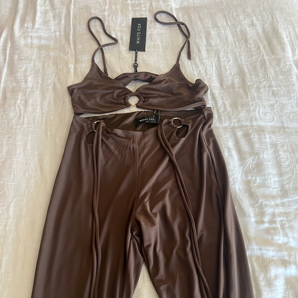 White fox two piece set